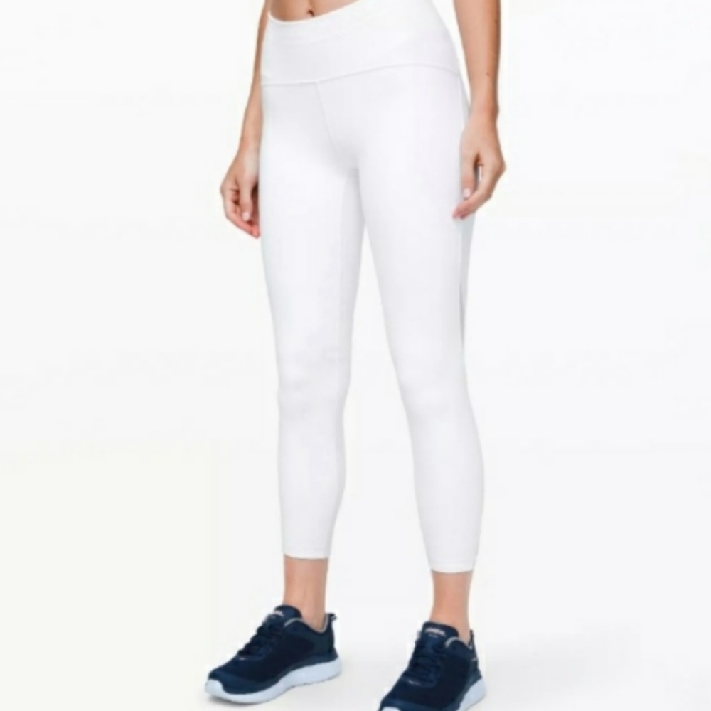 LULULEMON Train Times High Rise 25" Leggings 7/8 with Mesh Panel